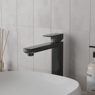 Смеситель для раковины Paini Grazia 21PZ205M чёрный матовый